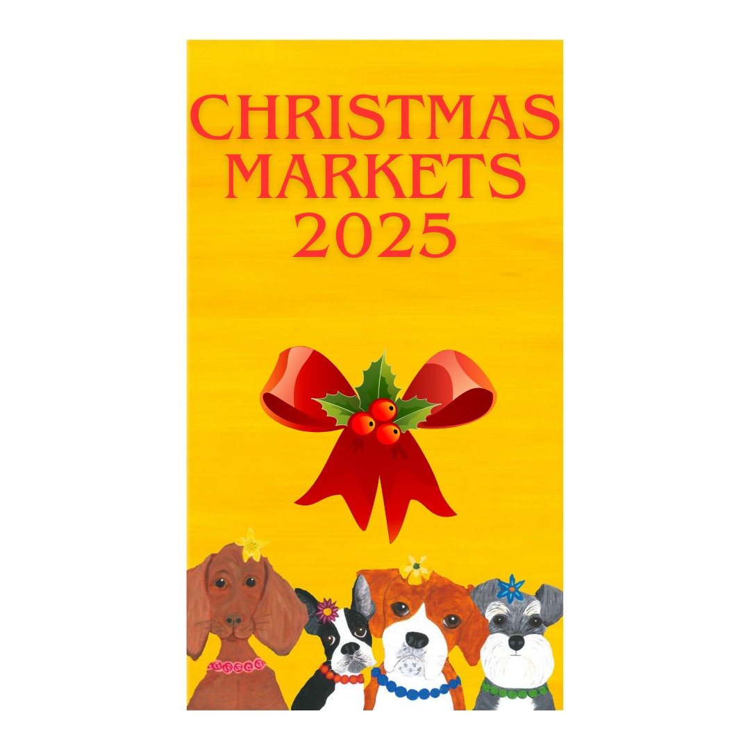 HO HO HO! 

Yes it is that time of the year again. 

I will be at the following markets over the next few weeks. Please come and support these fabulous charities and schools and find some original gifts for your family and friends. Some of them are offering glasses of fizz on arrival. So, why not get into the festive spirit and get ahead for Christmas too?

Saturday 1st November 
Farnham Maltings Monthly Market 
9am-4pm

Monday 3rd November 
Crondall Christmas Fair for the Phyllis Tuckwell Hospice 
6.30pm-8.30pm 

Tuesday 4th November 
Crondall Christmas Fair for the Phyllis Tuckwell Hospice 
9.30am-4pm

Friday 14th November 
Highfield and Brookham Luxury Christmas Shopping Evening 
3.30pm-7pm

Saturday 15th November 
Shiplake College Christmas Fair 
10am-2pm

Sunday 23rd November 
Prior's Field School, Godalming 
11am-3pm

Saturday 29th November 
Guildford High School Christmas Fair 11am-3pm

Saturday 6th December 
Farnham Maltings Monthly Market 
9am-4pm

In addition, some of my products will be available to buy from Rainbow Roar in Farnham.

#christmaspresents #christmasmarket #christmasmarkets #christmasgifts #dogart #dogartists #ᴅᴏɢʟᴏᴠᴇʀ #dogartistsofinstagram