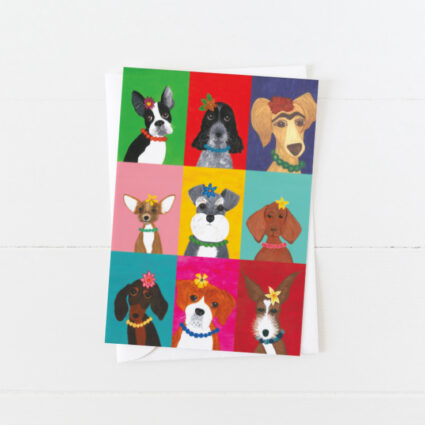 Dog Collage Greeting Card