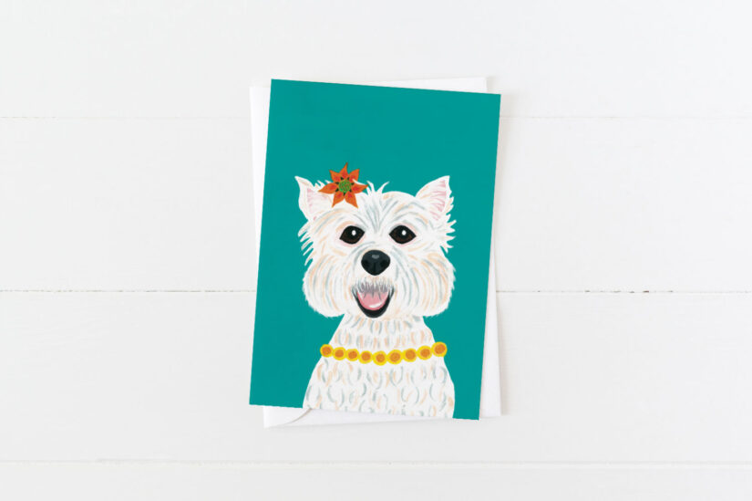 West Highland Terrier Greeting Card