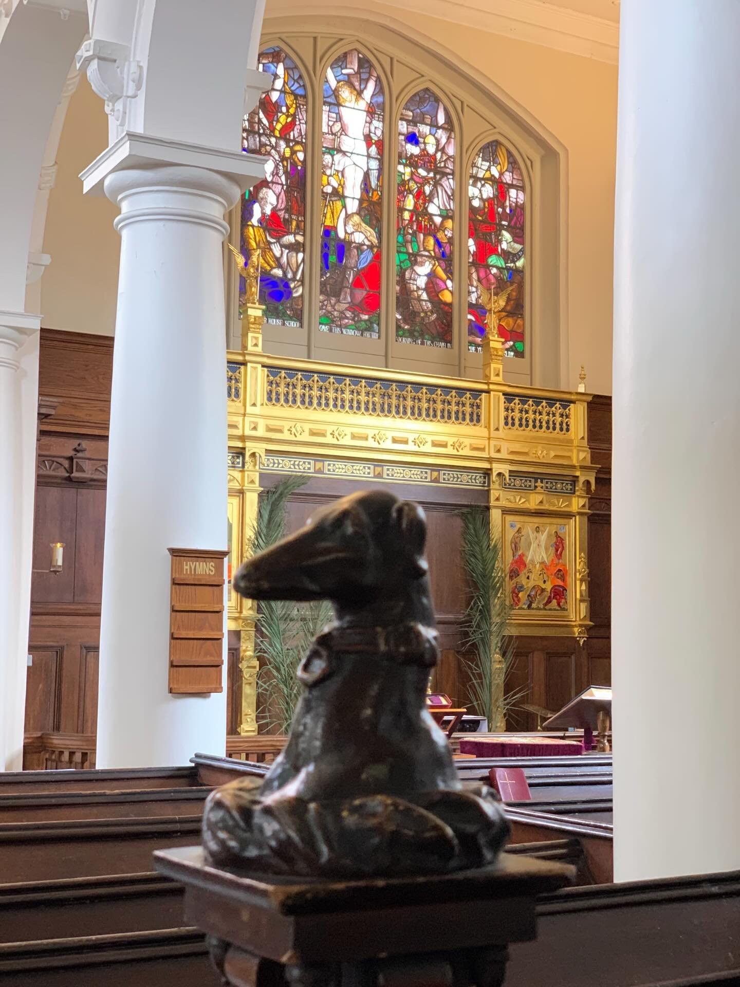 What a wonderful surprise I had today! 
 
In the pawesome chapel of The Charterhouse, I discovered lots of beautiful, carved wooden, greyhounds on the pew ends. Apparently, Thomas Sutton chose the Talbot hunting dog as the symbol of the Charterhouse in 1611.
 
He was a ‘commoner’ who became one of the richest men in England and he bequeathed a large part of his fortune to found a charity that built an almshouse for 80 ‘brothers’: ‘either decrepit or old captaynes either at sea or at land, maimed or disabled soldiers, merchants fallen on hard times, those ruined by shipwreck of other calamity’.
 
Greyhounds are thought to represent loyalty, fidelity, majesty, courage and vigilance.  Due to their close relationship with their owners and their perceived elegance, they also represented faithfulness and a noble spirit.  Britain’s King Henry VIII adopted the breed for his personal standard in 1513 and the Greyhound often appears in medieval heraldry as a sign of noble devotion.  They even appear on each side of the Royal Arms of England.
 
What a claim to fame!
 
I love painting these noble creatures and capturing the essence of their character in a fun and quirky style. 

Let me know if you own one of these pawesome pups and would like me to immortalise them for you.

#greyhound #greyhoundsofinstagram🐾 #greyhoundtrust_uk #greyhound_lovers #commission